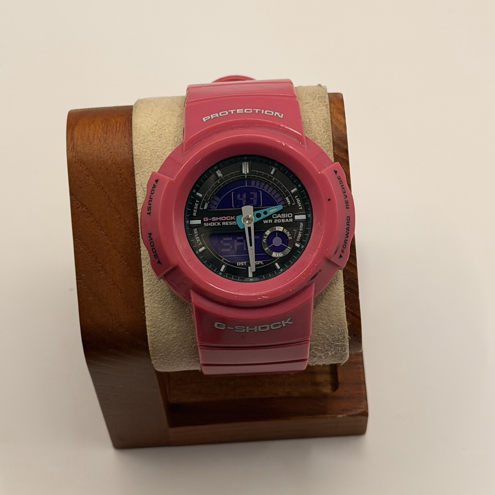 Casio G-Shock Crazy Colour Watch AW-582SC Pink Purple New Battery