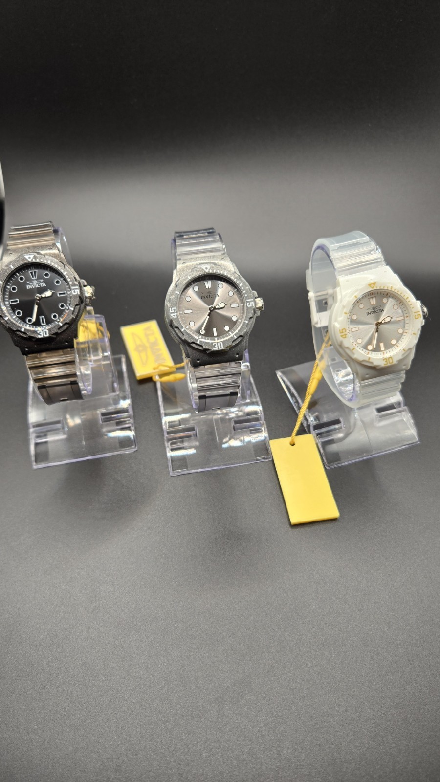 Watches! Womens Invicta Celestial Set!! 35mm. New. Black, Grey And White