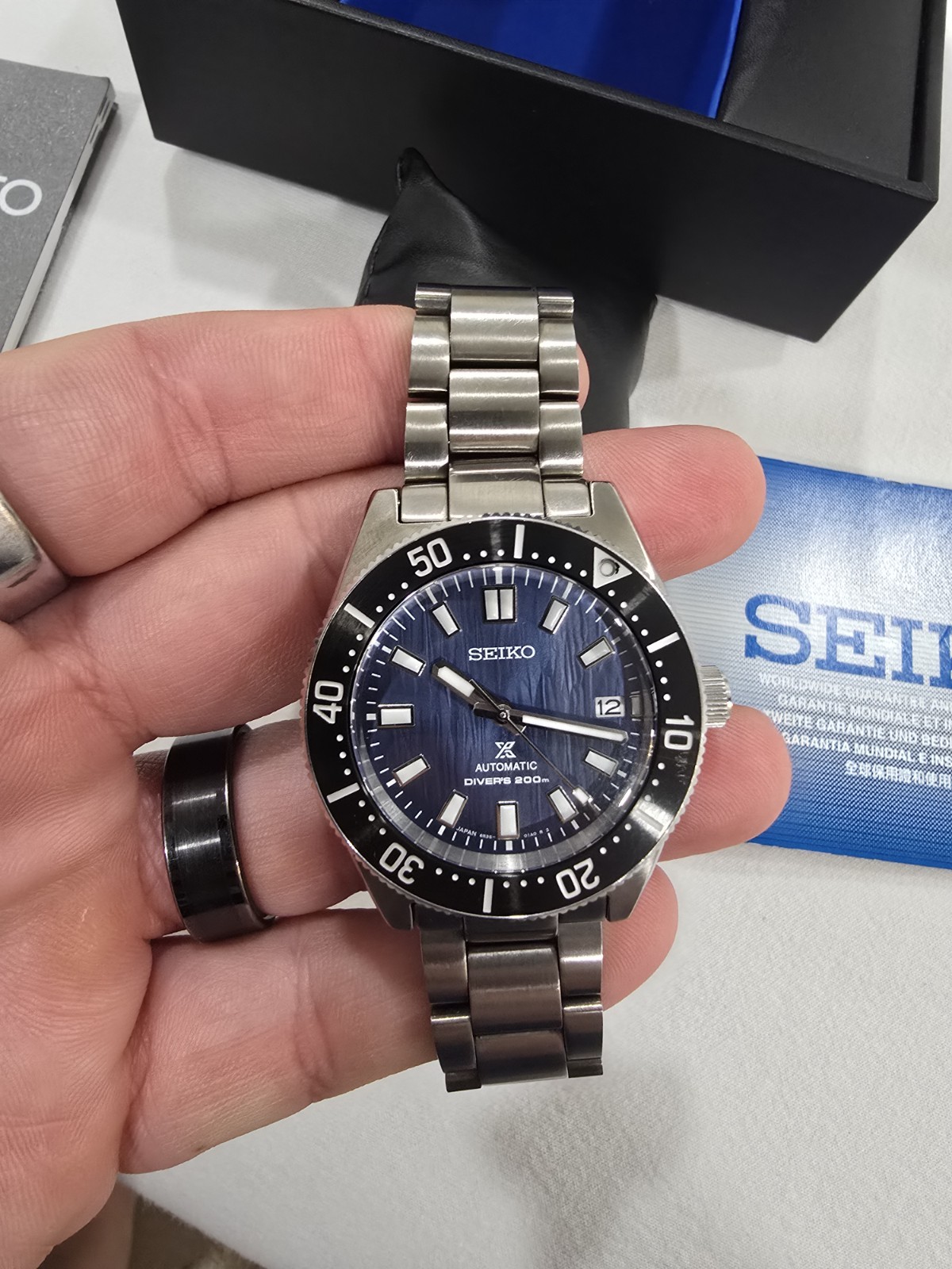 GREAT BNIB SEIKO PROSPEX SAVE THE OCEAN SBDC165 GLACIER AUTOMATIC MADE IN JAPAN