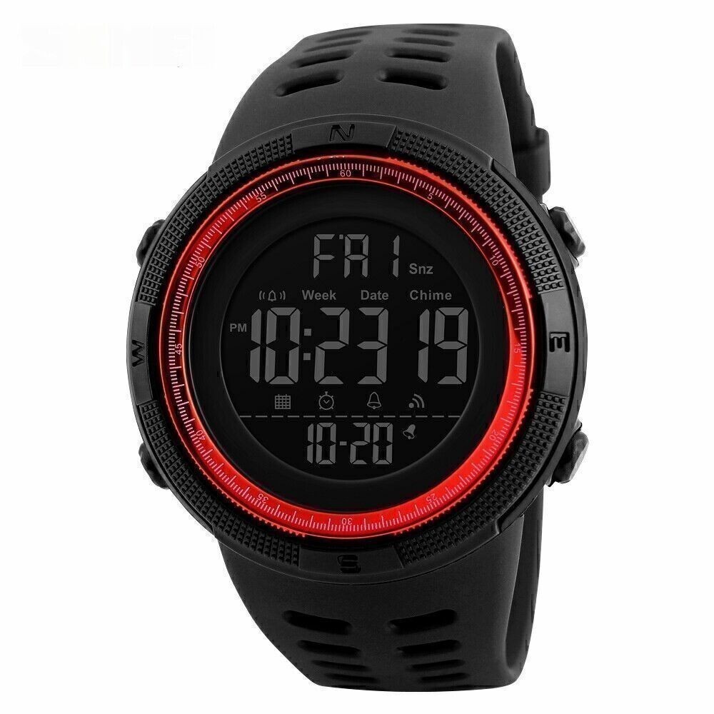 Outdoor Sports Watch Men’s Skmei1251 Waterproof Luminous Sports Electronic Watch