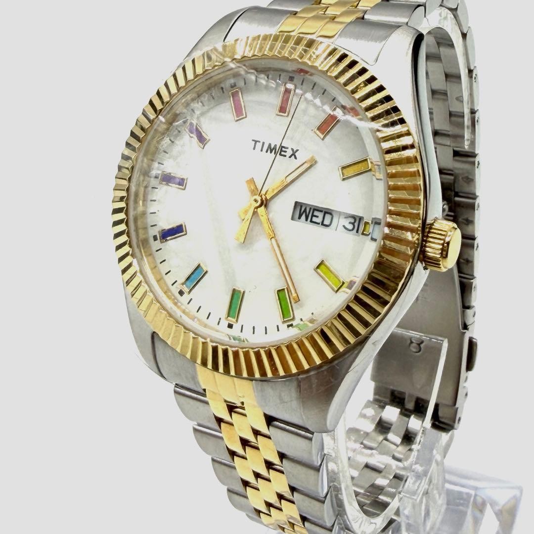 Timex Waterbury Legacy White Dial Two Tone Watch Unused