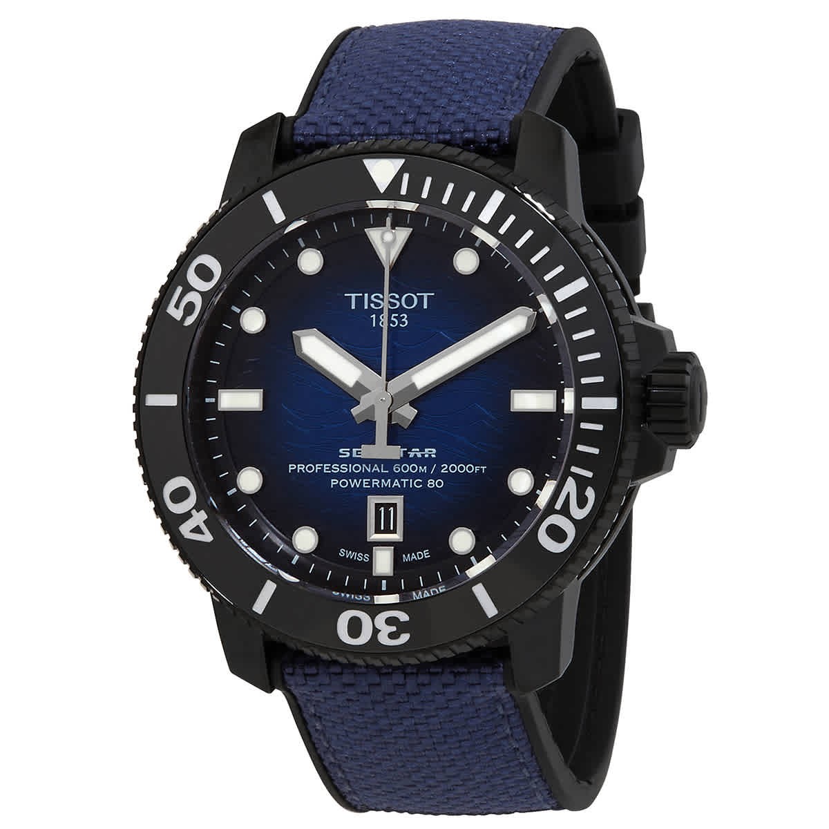 Tissot Seastar 2000 Automatic Graded Blue Dial Men’s Watch T120.607.37.041.00