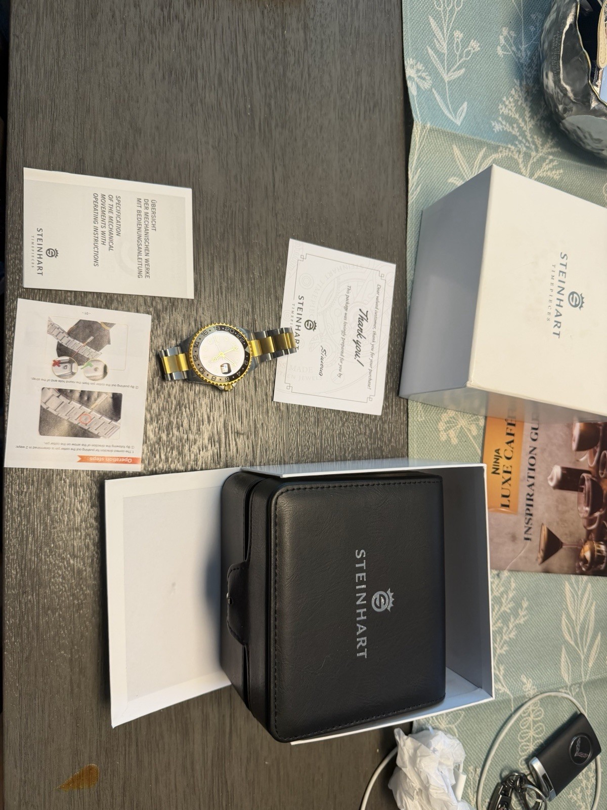 Steinhart Ocean One GMT Automatic 300m Two-Tone Steel Brown Dial 42mm