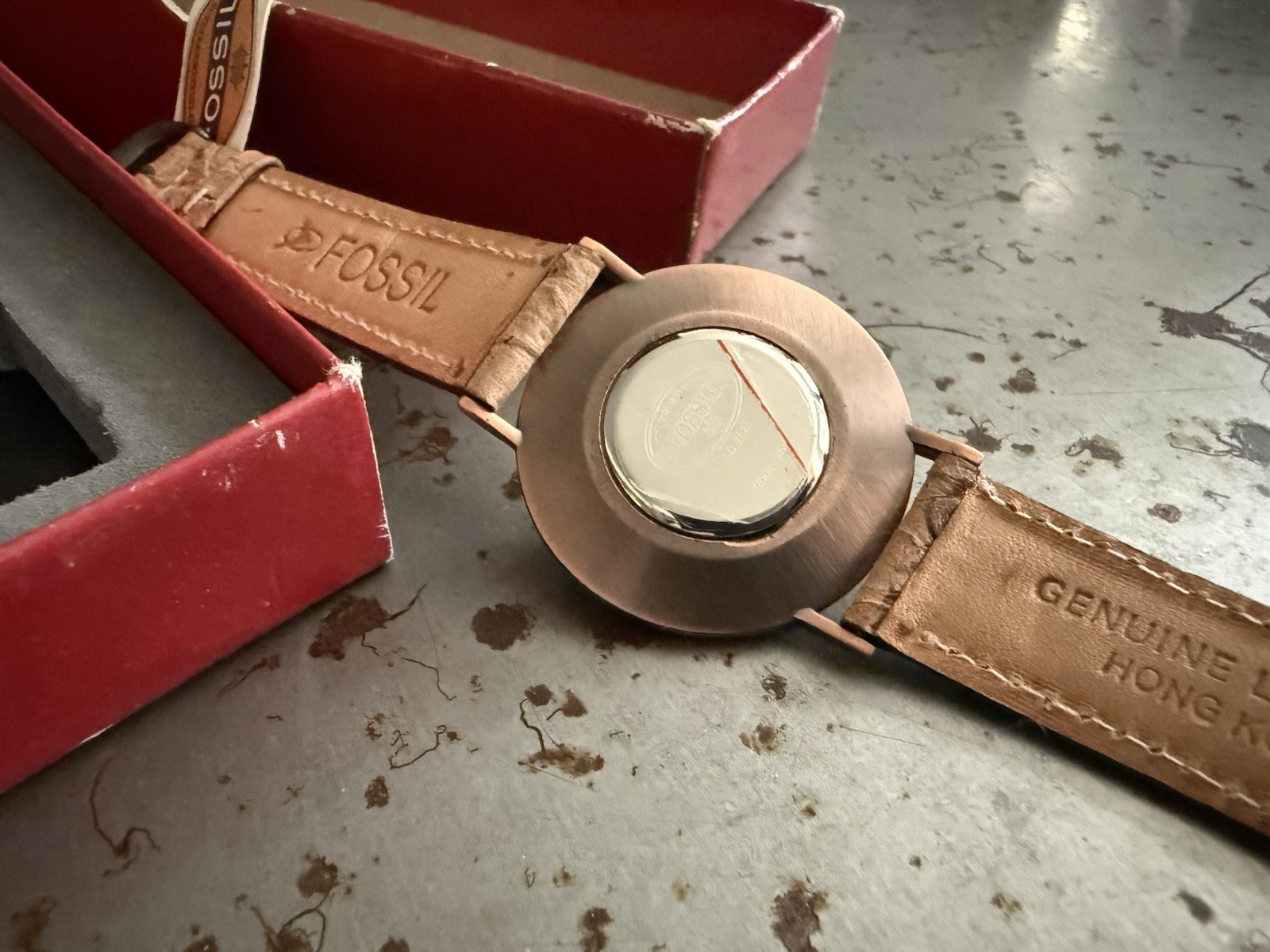 Fossil Sundial Limited Edition Rare Watch w/ Box. Vintage! Model SD-7620