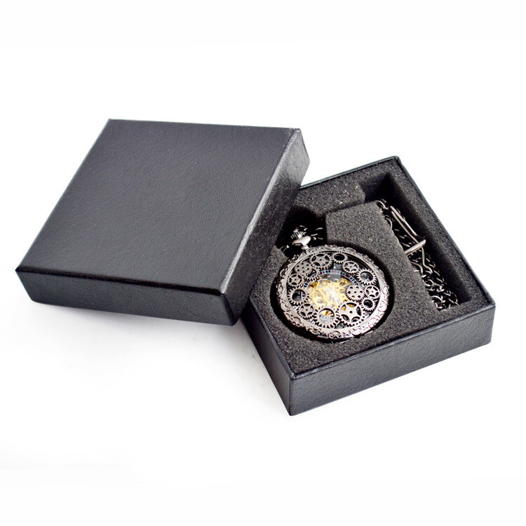 Mechanical Watch Large Through Bottom Gear Unisex Casual Pocket Watch
