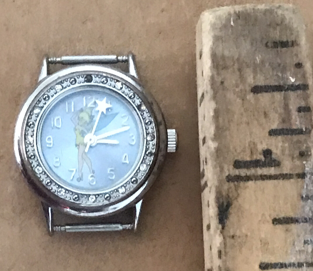 Disney Tinkerbell Watch Face and Bezel Water Resistent 30 Meters Stainless Steel