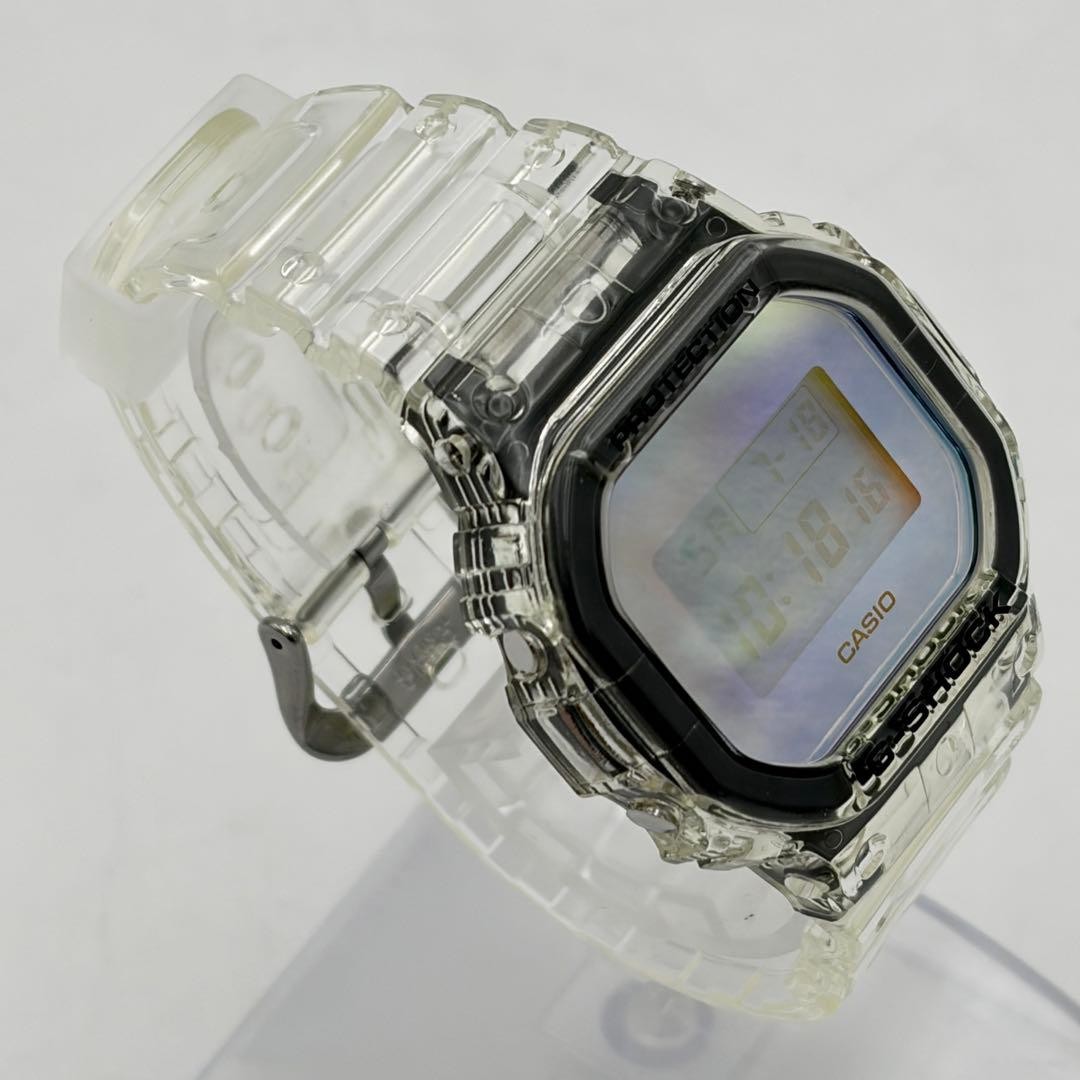 Casio G SHOCK Watch DW 5600SRS 7JF Rainbow Transparent