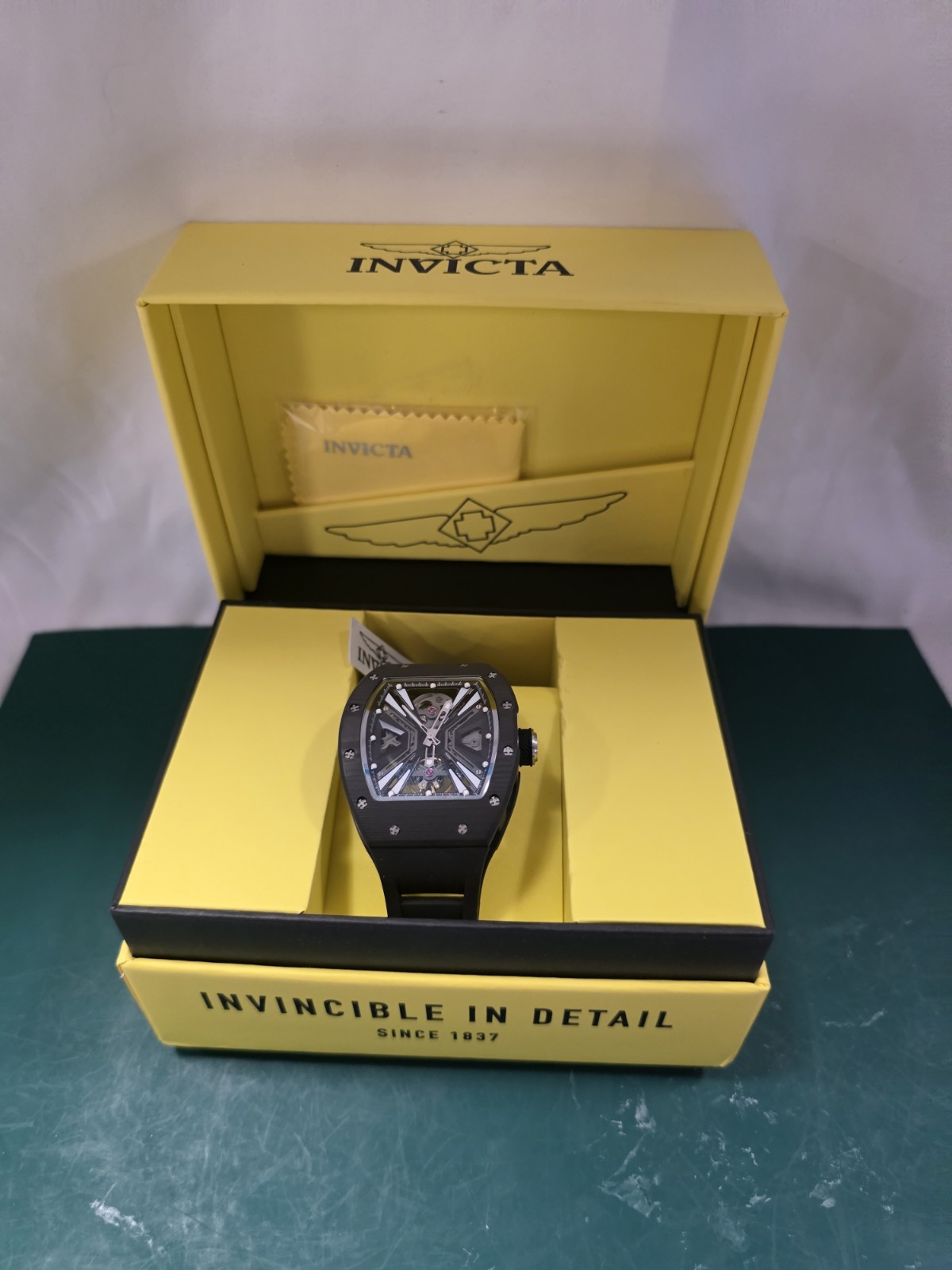 Invicta S1 Rally Vortex 49029 Automatic Skeleton Carbon Fiber Men’s Watch