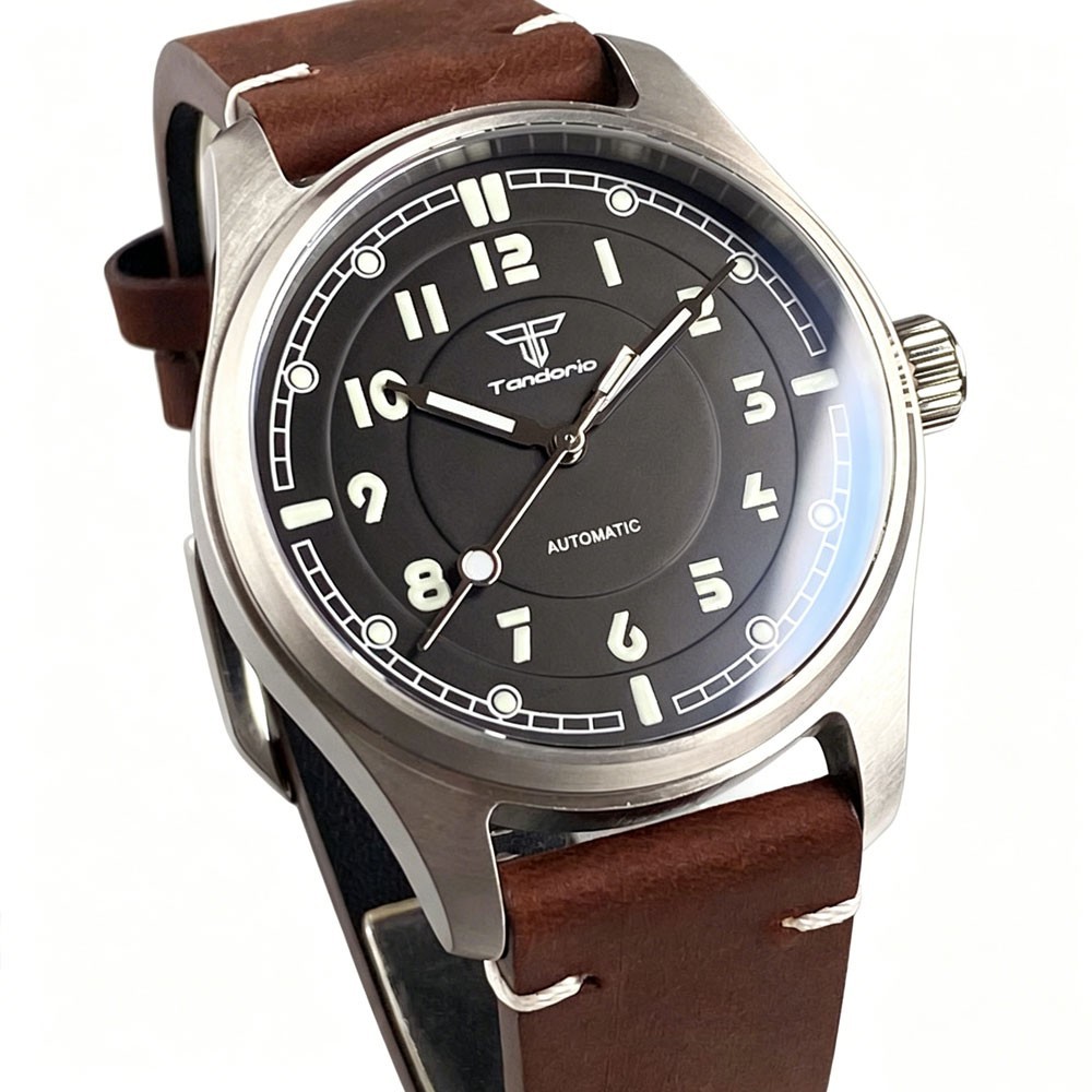 Tandorio 39mm Automatic Men Watch For Miyota 8215 Sapphire Glass Luminous Watch