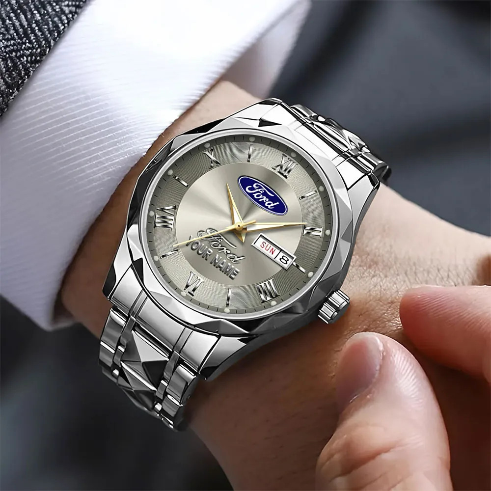 Personalized Ford Alloy Luxury Quartz Watch