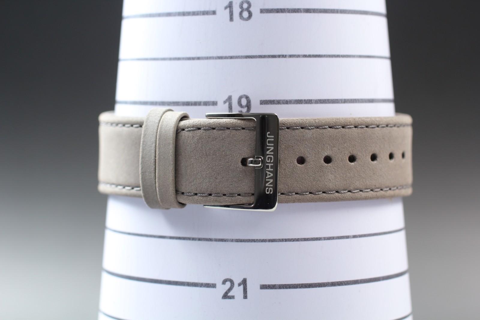 [w/Box Paper] JUNGHANS Max Bill MEGA Solar Date 059.2021.02 Sapphire Men’s Watch