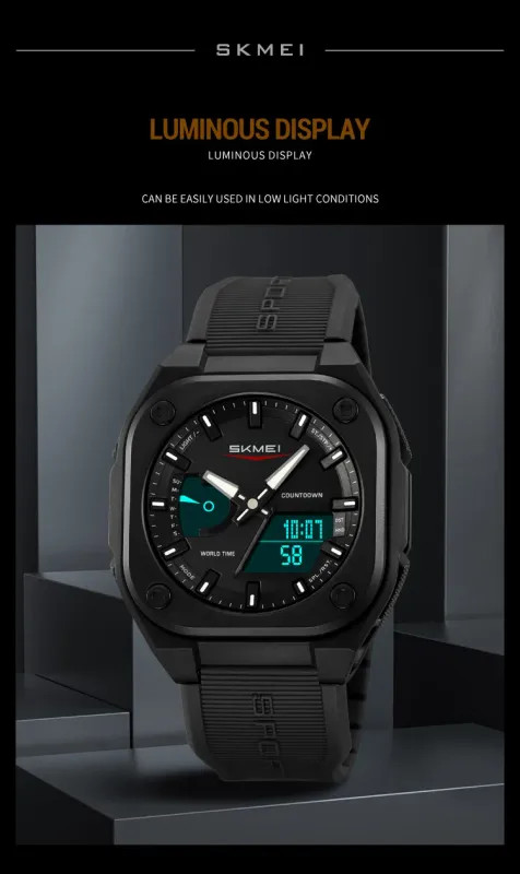 SKMEI Business Digital Electronic Watch Fashion Sports Quartz Watches For