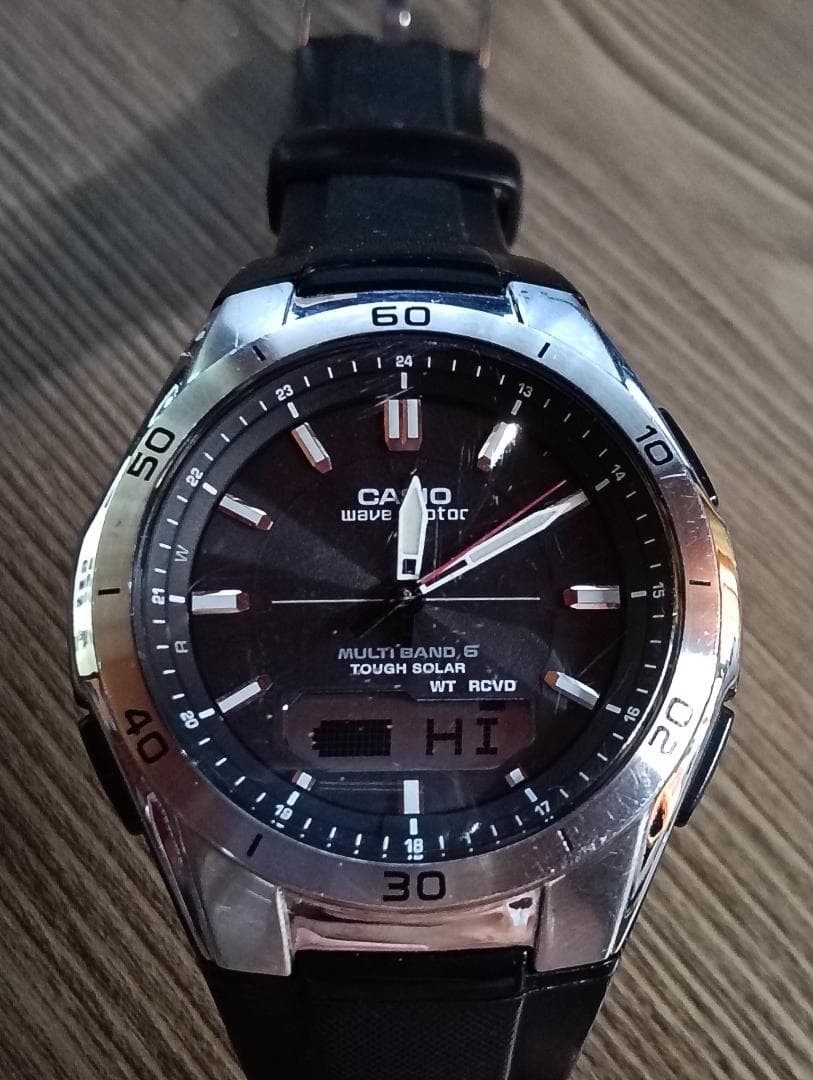 CASIO Wave Ceptor Solar Radio-Controlled Watch WVA-M640④