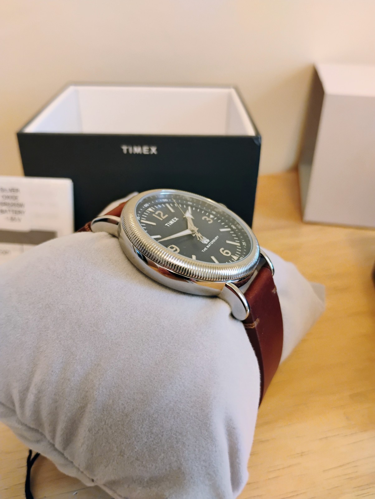 Timex Waterbury Men’s Watch, Blue Dial, Coin Edge Bezel, 50m WR