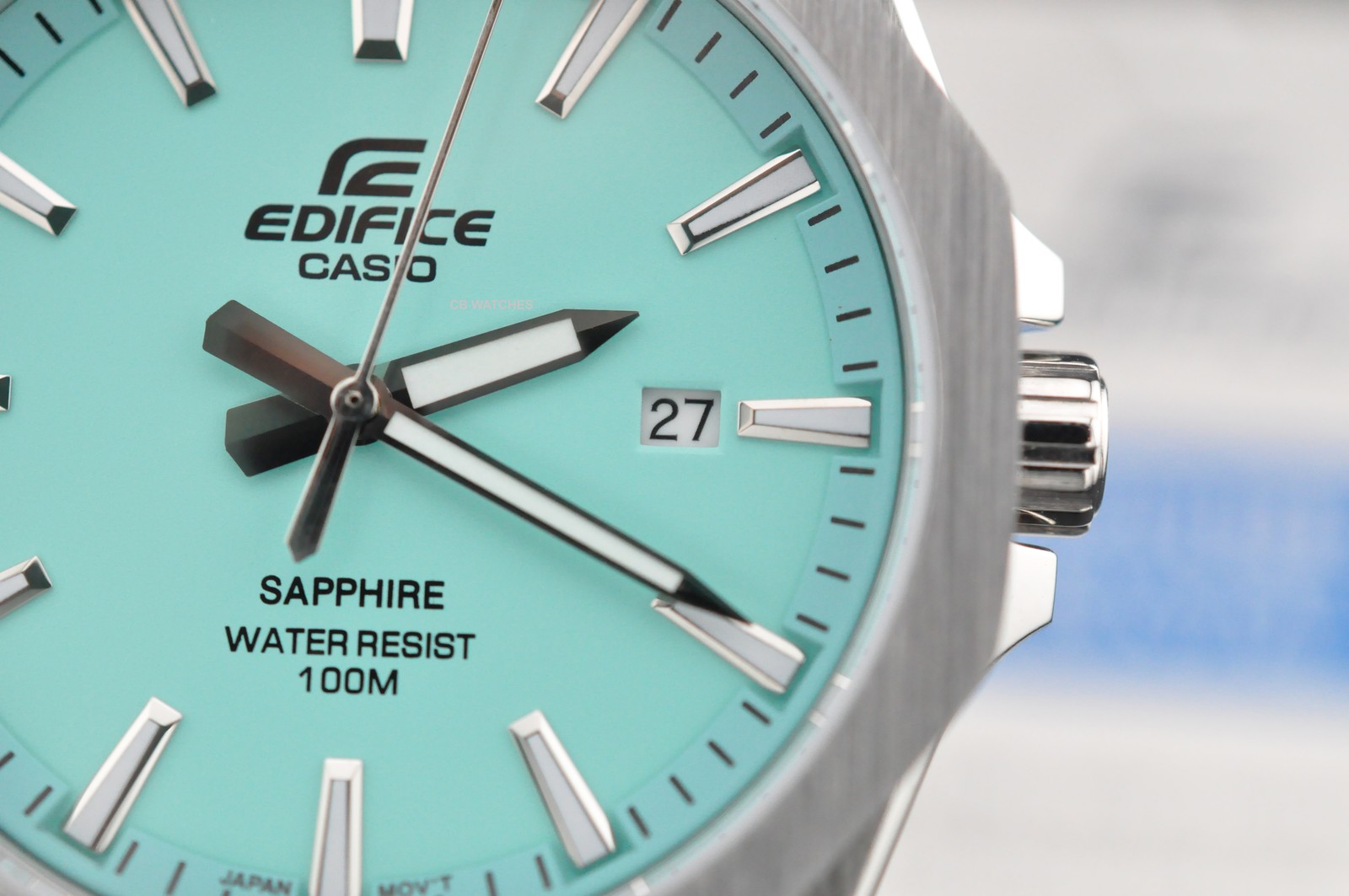 CASIO Edifce Sapphire crystal steel band Men’s watch EFR-S108D-2BV