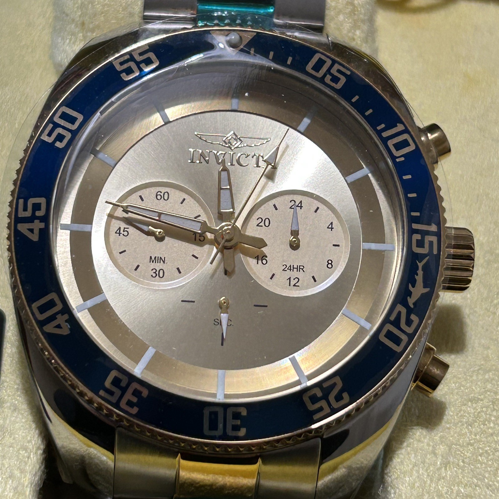 Invicta Men’s 48mm Pro Diver 30057 Quartz Chronograph Stainless Steel Watch NEW