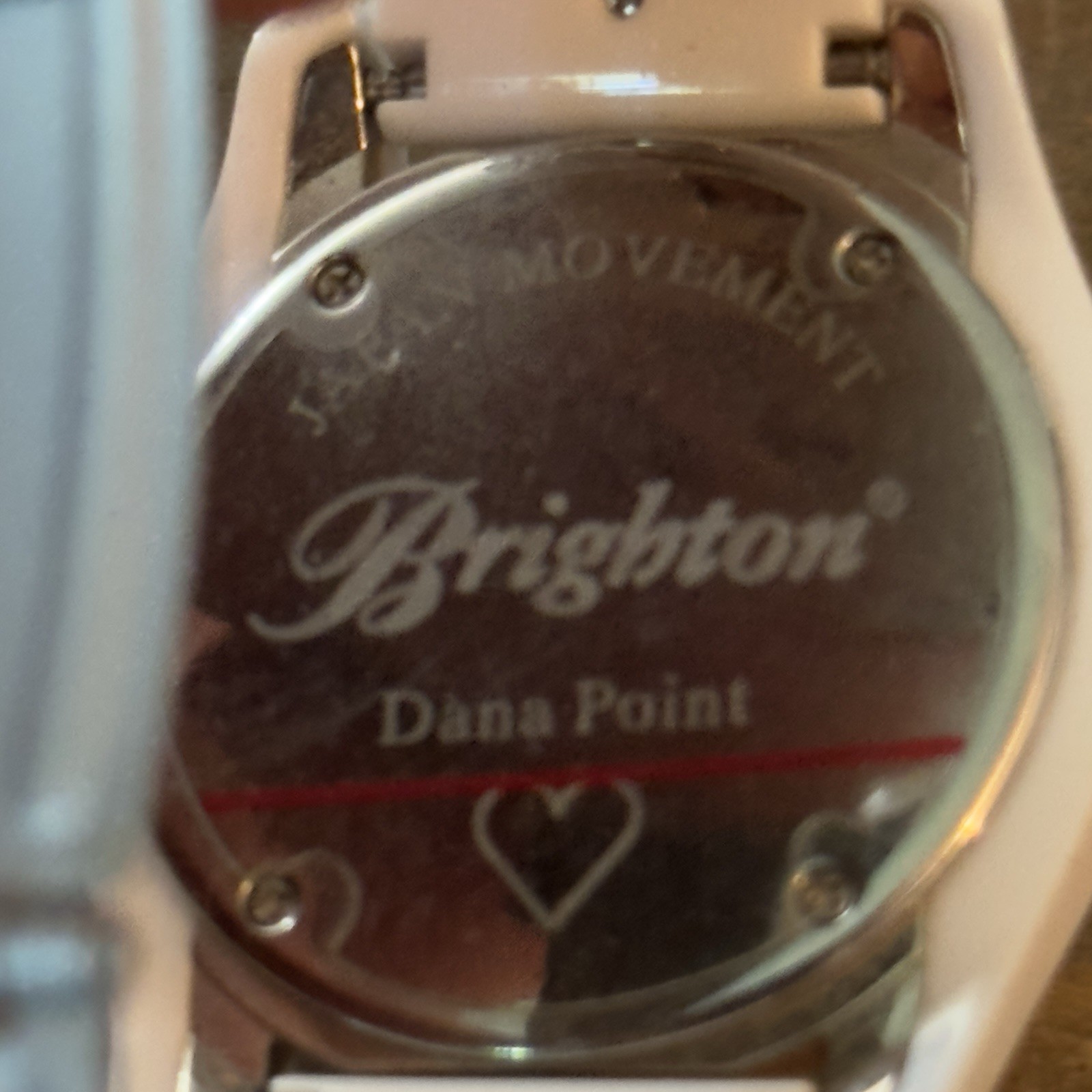 Brighton Dana Point white link watch