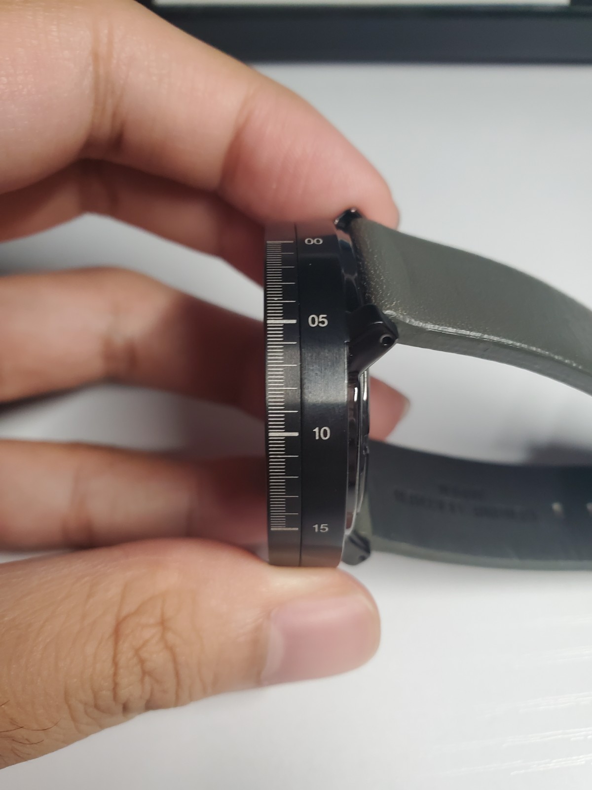 Issey Miyake Watch 1/6 Nao Tamura Design NYAK701 Leather Analog Used