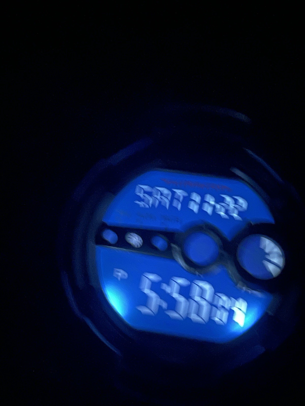 Casio G-Shock GD-100 3263 Black Digital Watch 200M Shock Resist Running