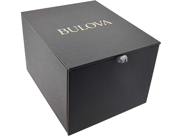 Bulova Ladies Modern Millennia Quartz Black Stainless Steel Watch 32 MM 98L314