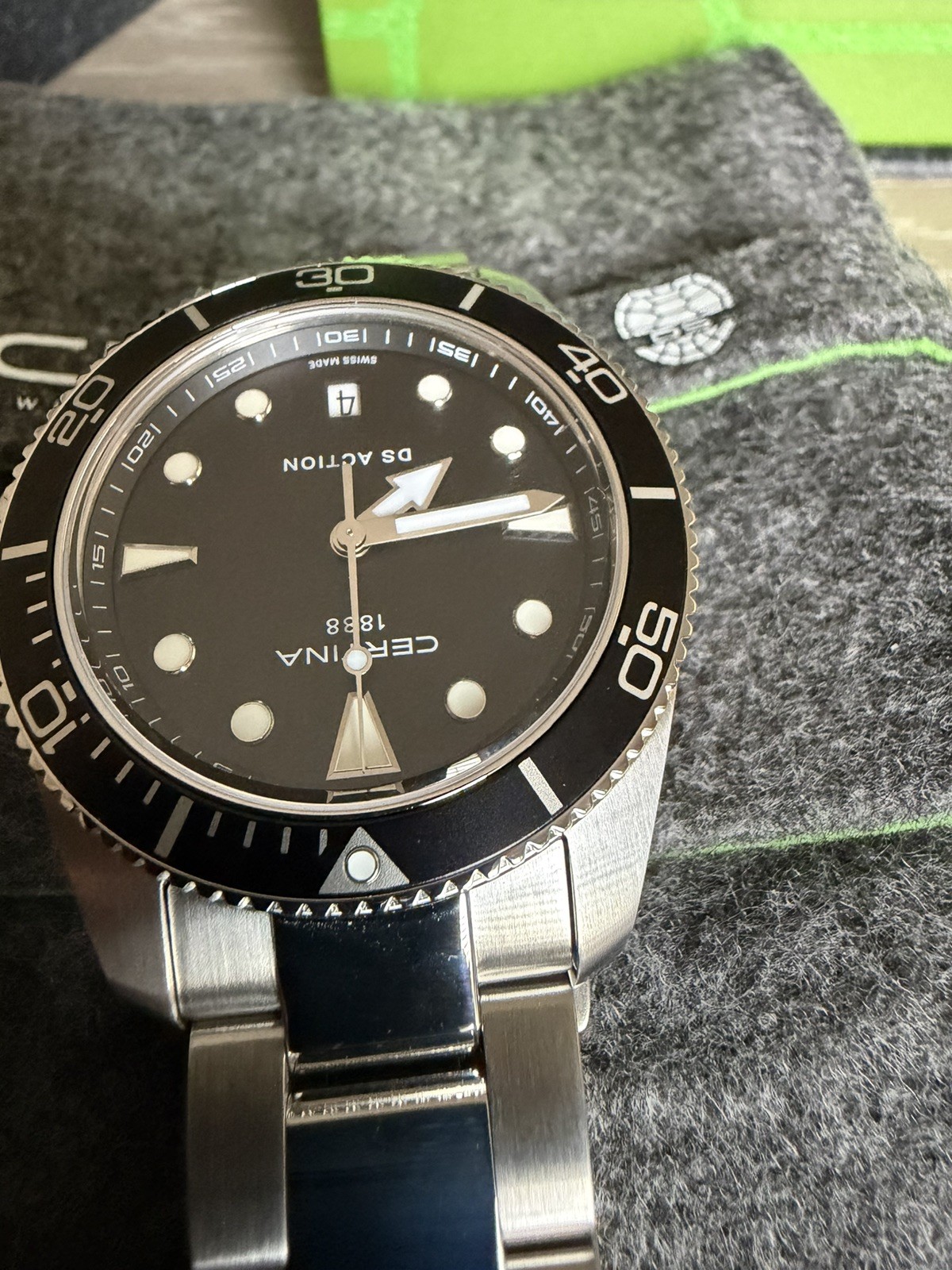 Certina DS Action Diver 40.5mm Quartz Back Dial Men’s Watch C0484074404100