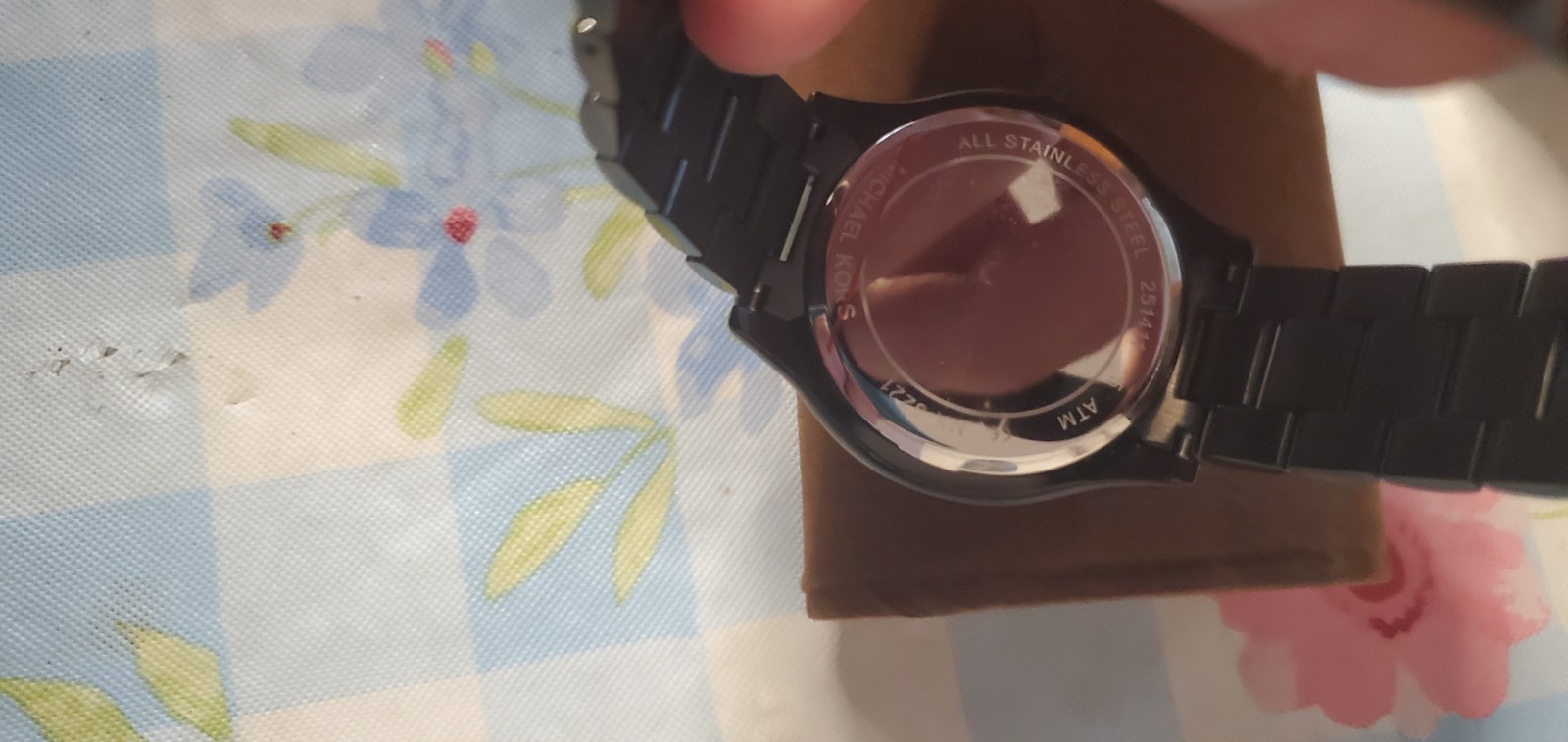 Michael Kors Slim Runway Black Dial Unisex Watch MK3221