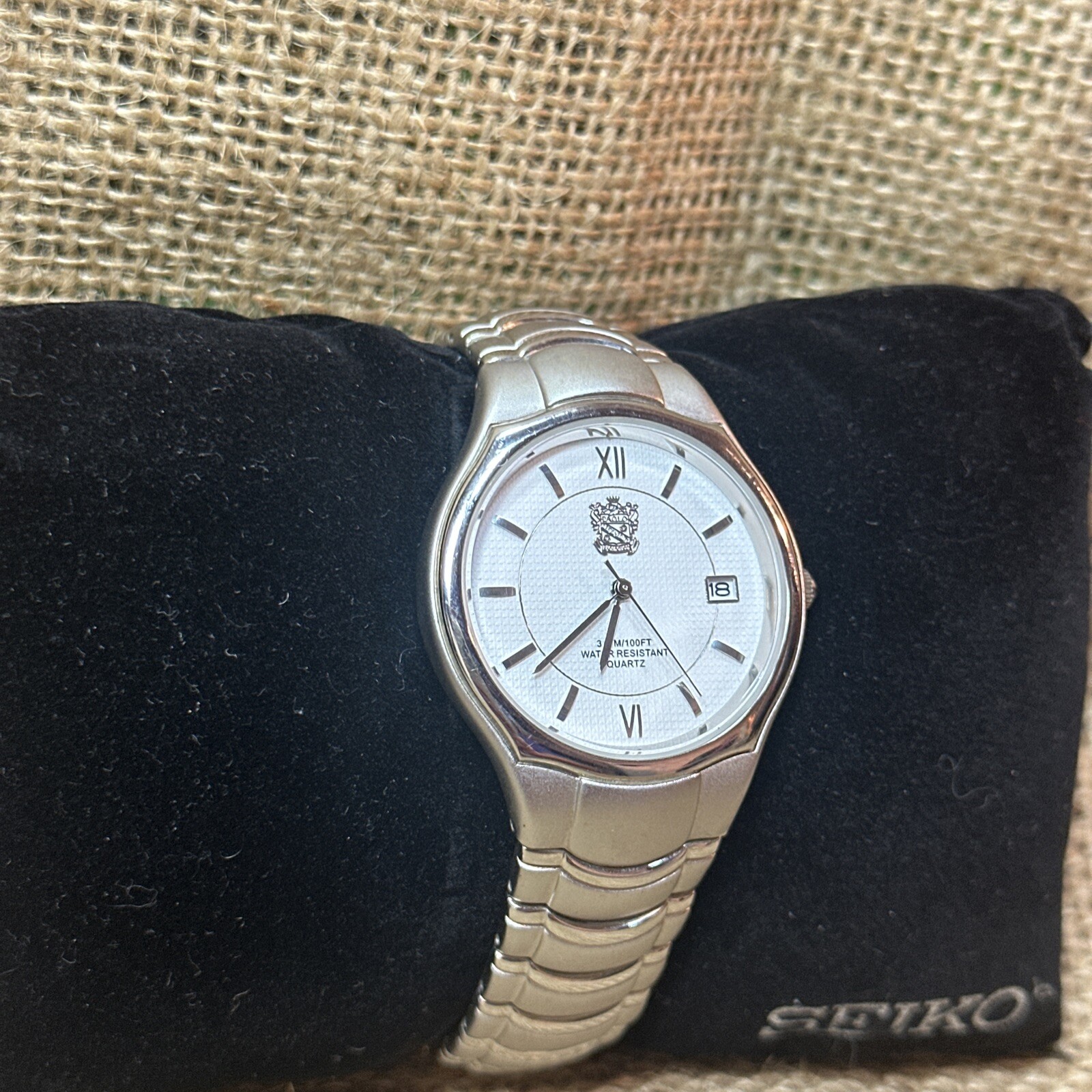 Paolo Gucci Men’s Designer Watch Silver PG 539 WW 3ATM/100FT WATER RESISTANT