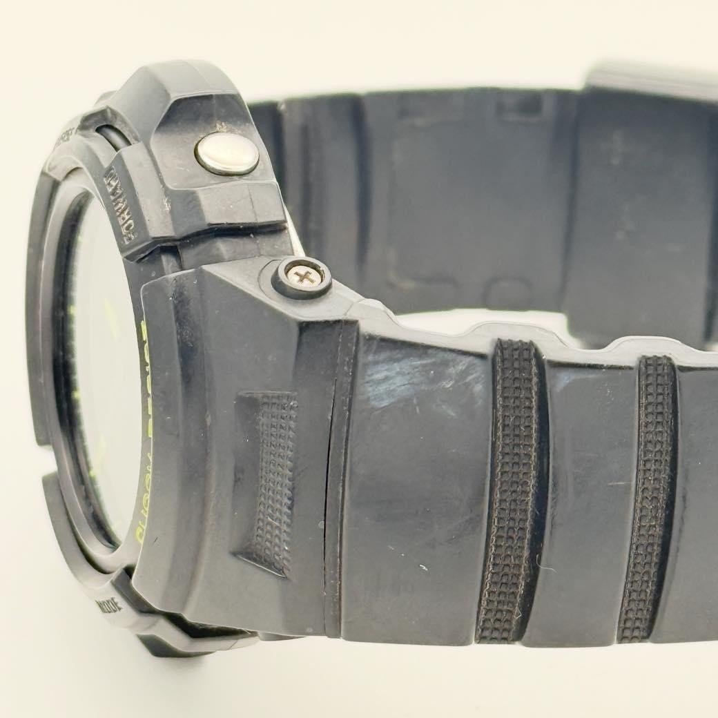 CASIO G-SHOCK AWG-M100SDC-1AJF Tough Solar Black & Yellow Used G227 Japanese