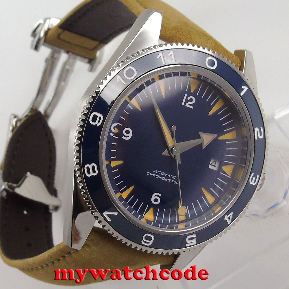 41mm Corgeut sterile blue sapphire glass Japan Nh35A Automatic 10ATM mens Watch
