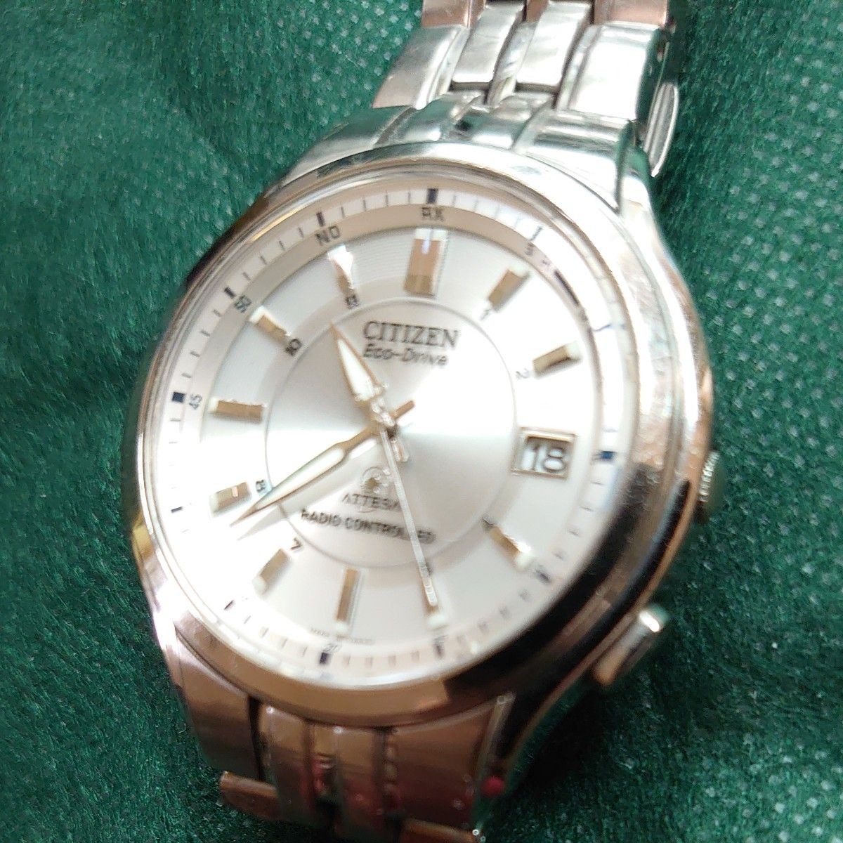 Citizen Attesa Solar-Powered Titanium Silver
