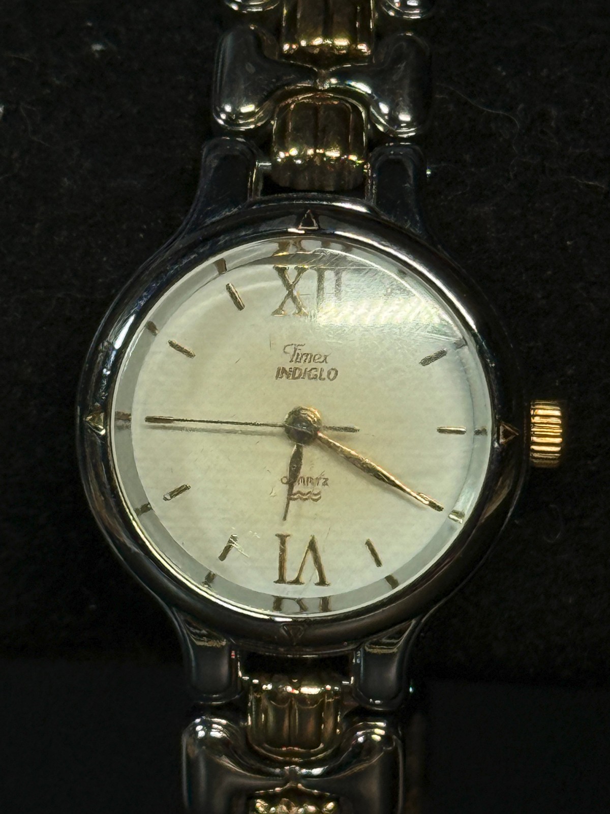 Timex Indiglo Two Tone Quartz Watch CR1216 Philippines New Battery