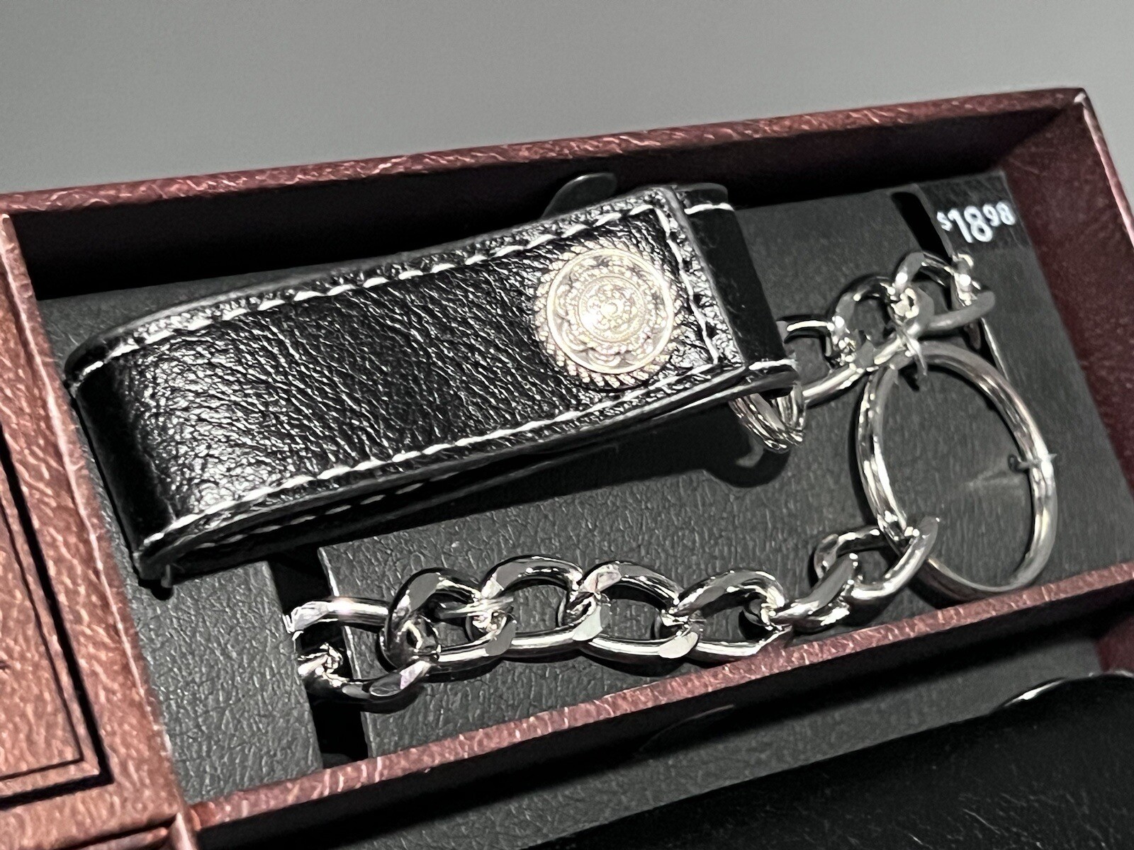 Folio Men’s Gift Set: Watch Black Rubber Silicone Band, Bracelets and Wallet