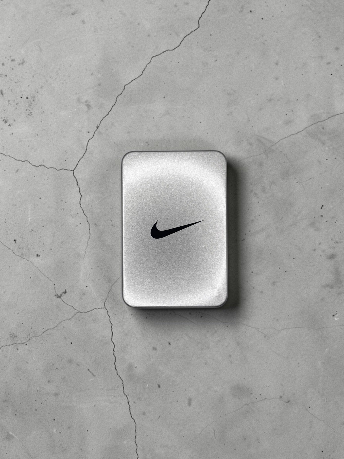 Vintage Nike D-Line Metallic Gray Watch Y2K Avantgarde Retro Black Silver Rare