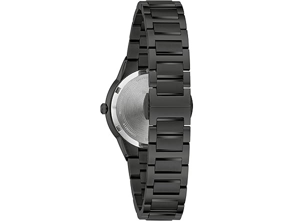 Bulova Ladies Modern Millennia Quartz Black Stainless Steel Watch 32 MM 98L314