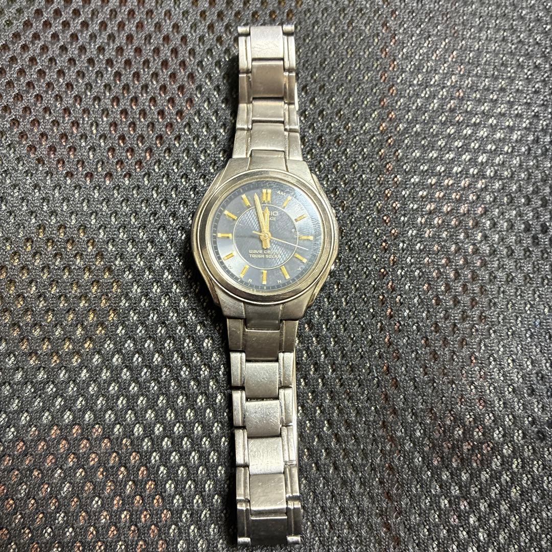 CASIO LINEAGE wave ceptor radio-controlled solar watch (main unit)