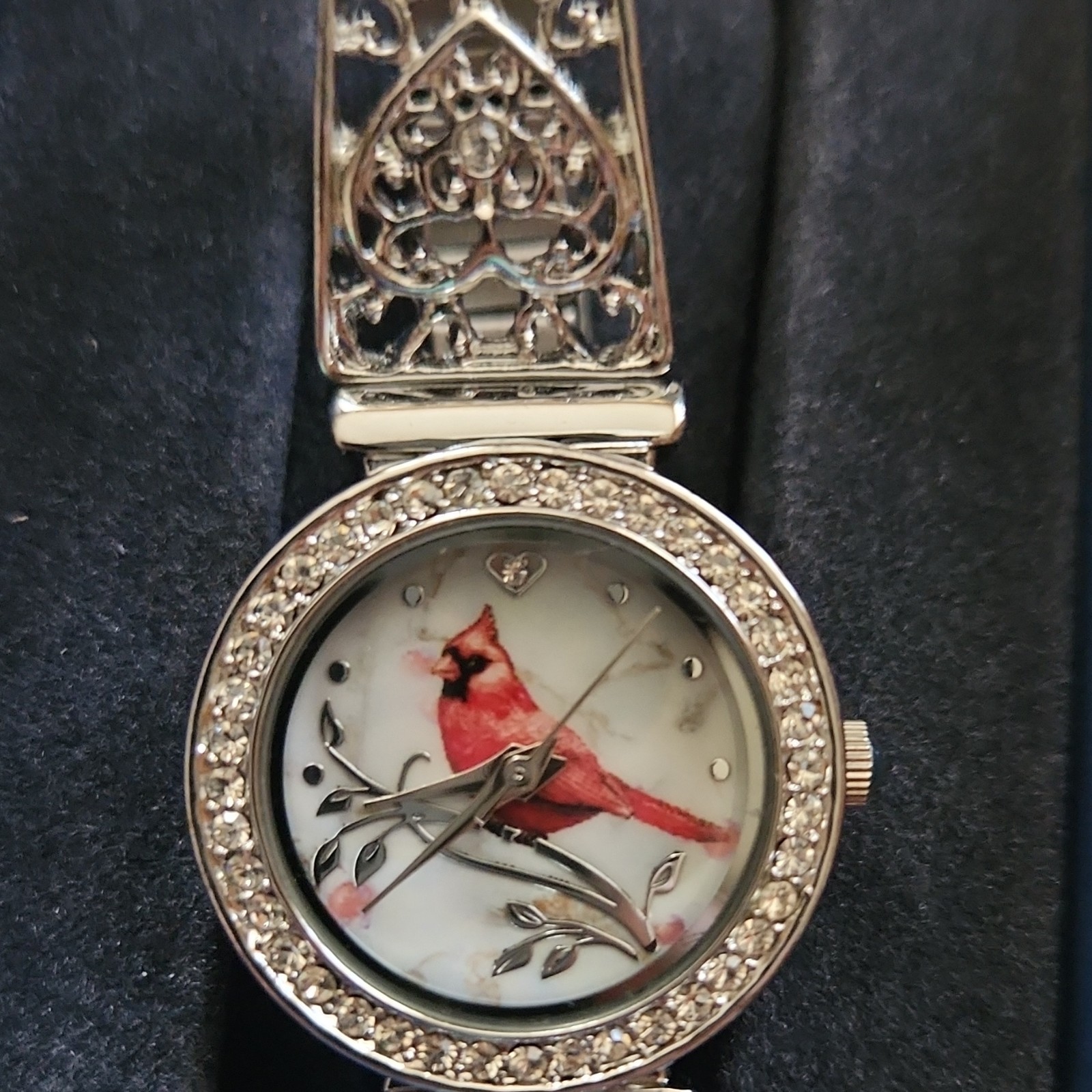 Bradford Exchange Messenger from Heaven Women’s Quartz Analog Gem-Set Silver