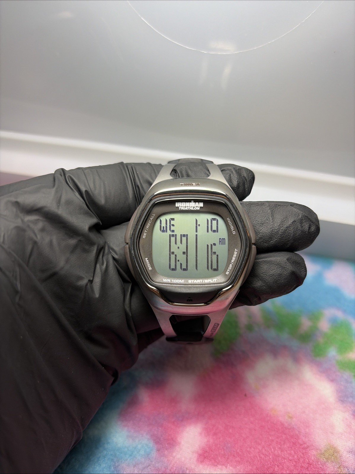 RARE Timex LCD Screen/Plastic Resin ref. T5J681 NEW BATTERY