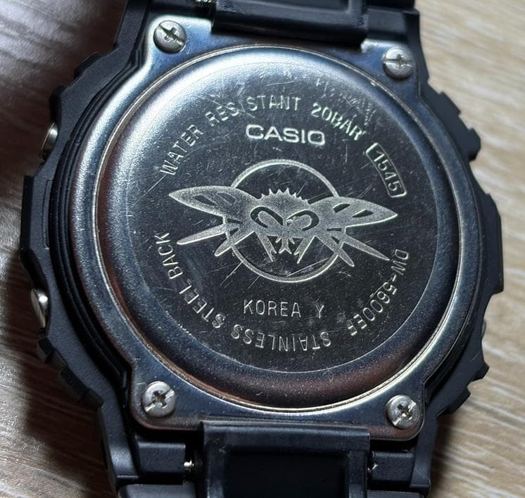 Box and Manual Casio G Shock DW 5600EF Black Fly