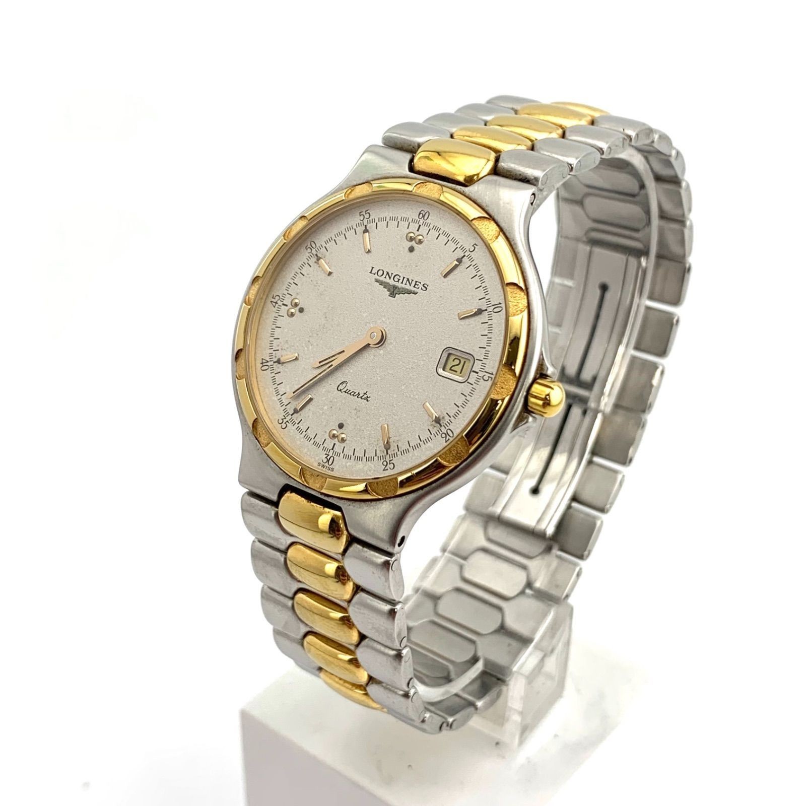 [New Battery] Longines Conquest L1.614.3 Two Tone Date Quartz Men’s Watch Japan