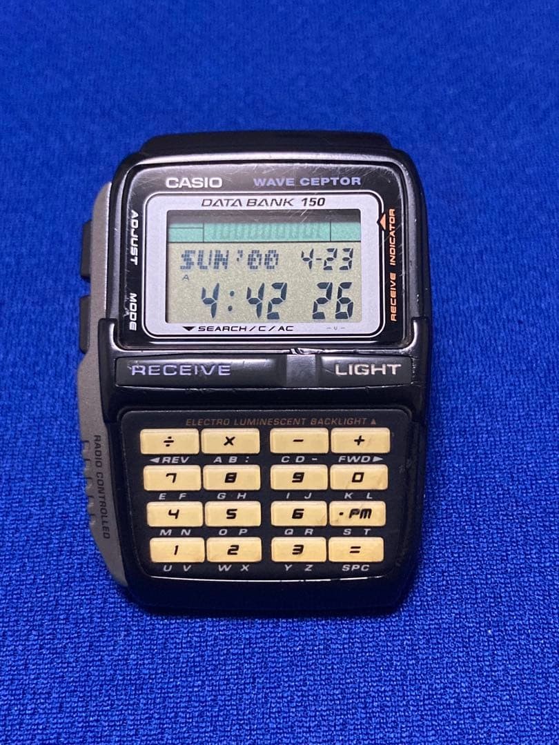 New Battery Casio Wave Ceptor Data Bank 150 DBC-W151 Digital Watch No Band