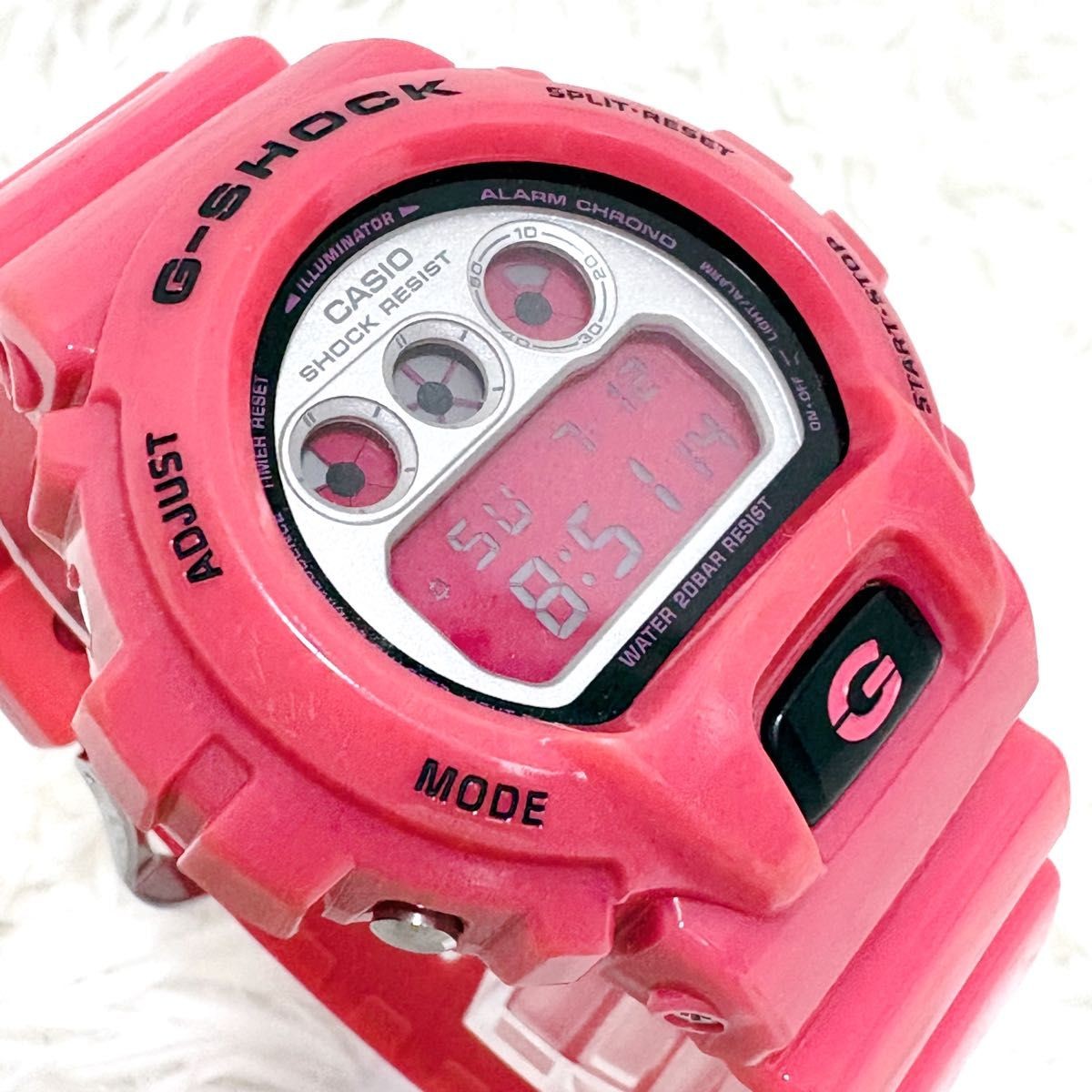 Casio G-SHOCK DW-6900CS-4JF Pink Watch Used