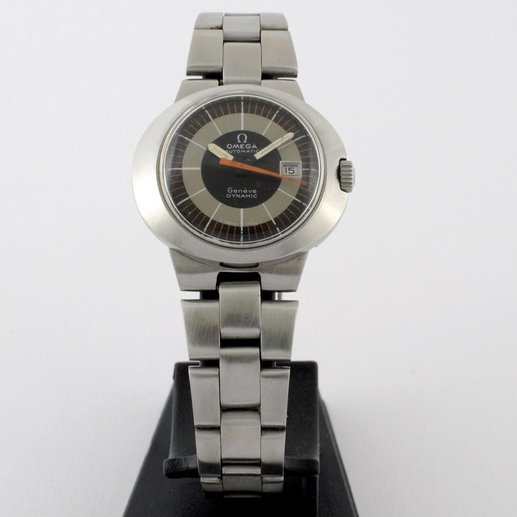 SHIP & TARIFF FREE SERVICED LADIES OMEGA GENEVE DYNAMIC AUTOMATIC DATE BRACELET