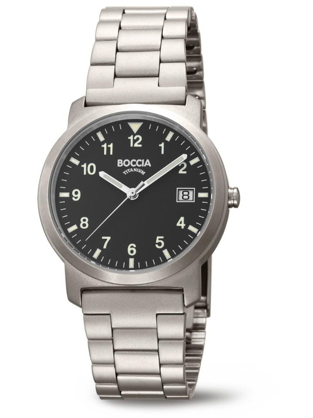 Boccia 3630-03 Mens Watch Titanium 37mm 5ATM