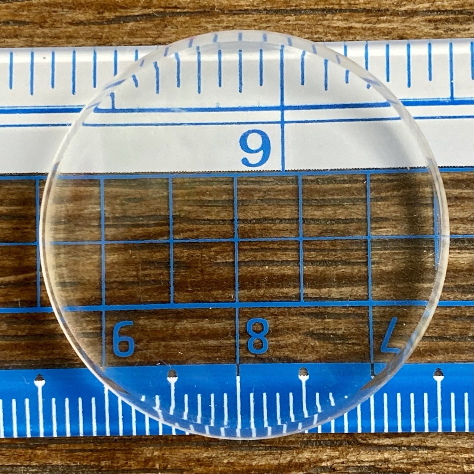 Faceted Orient Mineral Watch Crystal Vintage Piece 3.05mm X 2.7mm