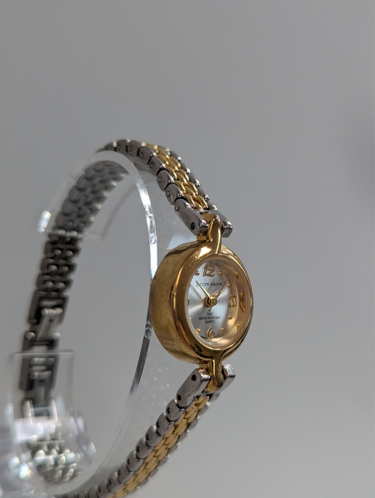 Jaclyn Smith Gold with Silver dial and gold & silver 2 tone band 20mm