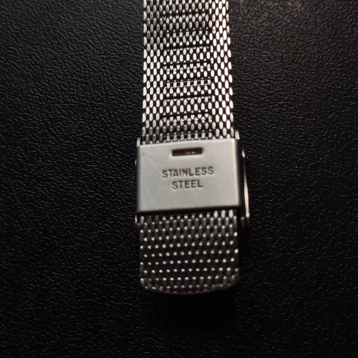 Boccia Watch Women Silver Tone Titanium Gray Dial Adj Mesh Band New Battery Vgc
