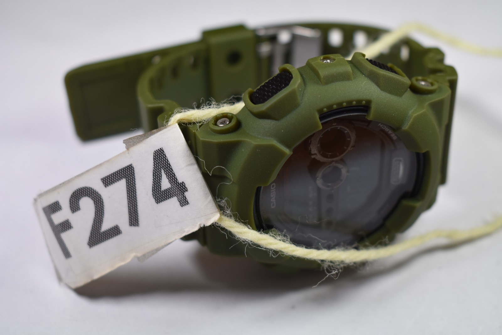 MODIFIED Casio G-Shock GD-100 (3263) Men’s Military Green Watch NEW BATTERY!