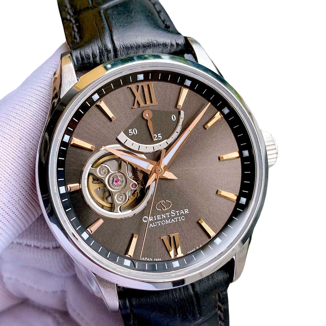 Orient Star Automatic Brown Dial RE-AT0007N Sapphire Crystal Men’s Watch