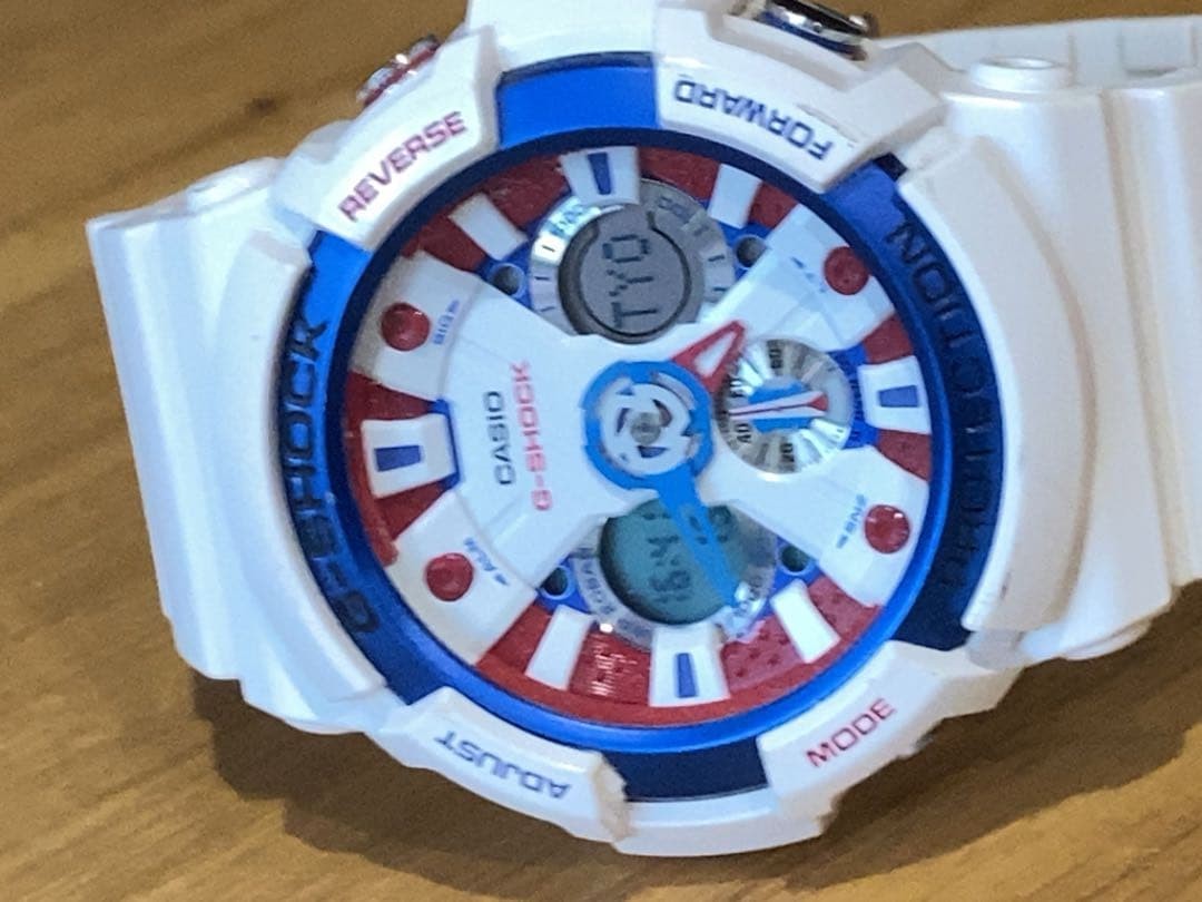 G-SHOCK ANALOG-DIGITAL GA-201TR White