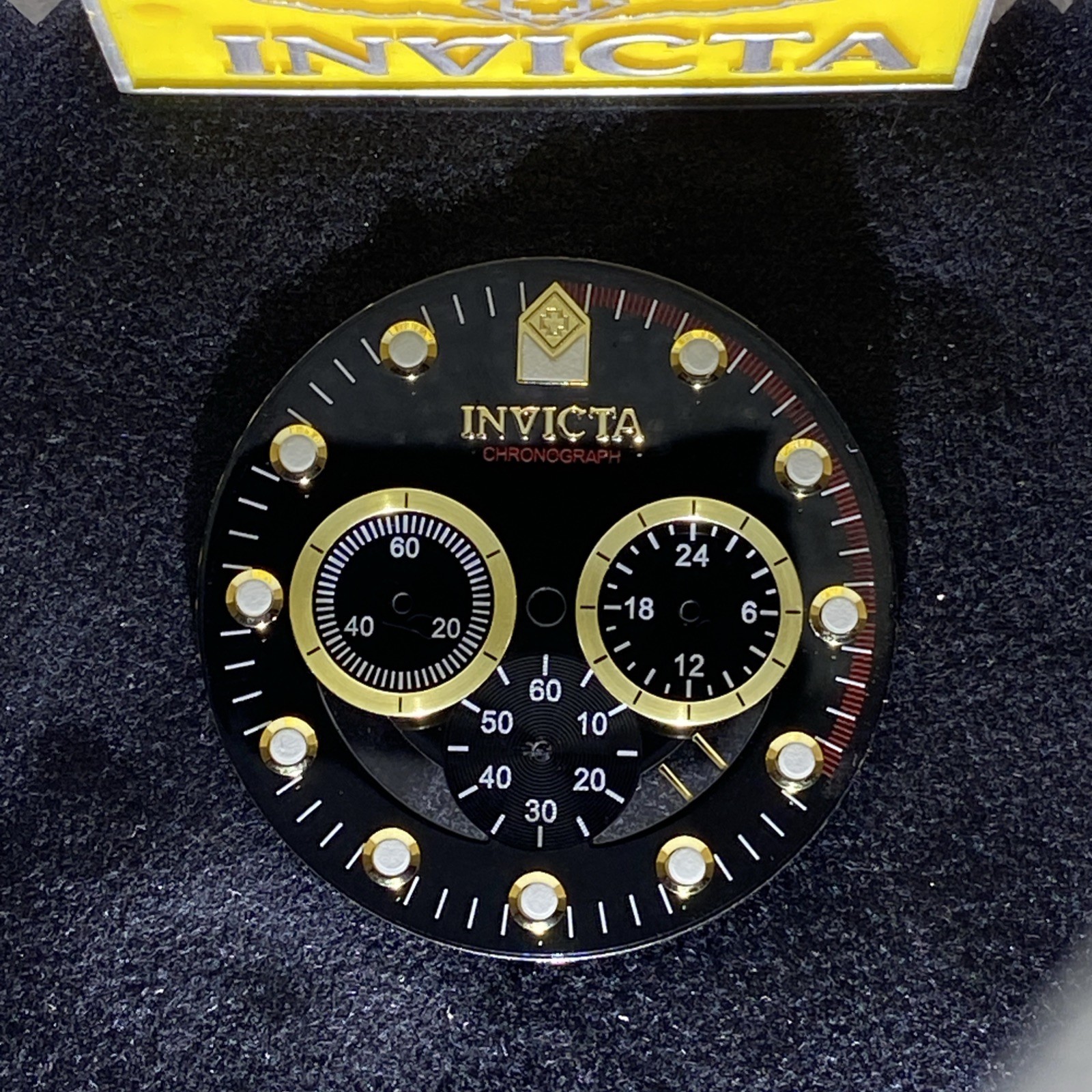 Invicta Chronograph 6981 Quartz Watch Dial